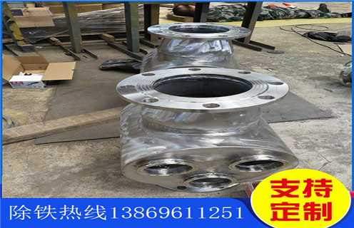 永磁管道除鐵器，永磁管道除鐵器Dn100價(jià)格 _遠(yuǎn)力廣東管道式粉料永磁除鐵器12000高斯_可定制工作原理_安裝示意圖