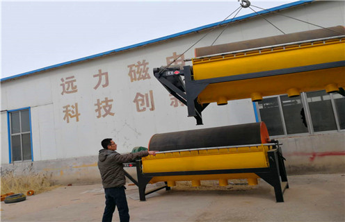 河沙磁選機(jī)，遼寧河沙磁選機(jī)_遠(yuǎn)力遼寧河沙磁選機(jī)的結(jié)構(gòu)磁場(chǎng)分布圖